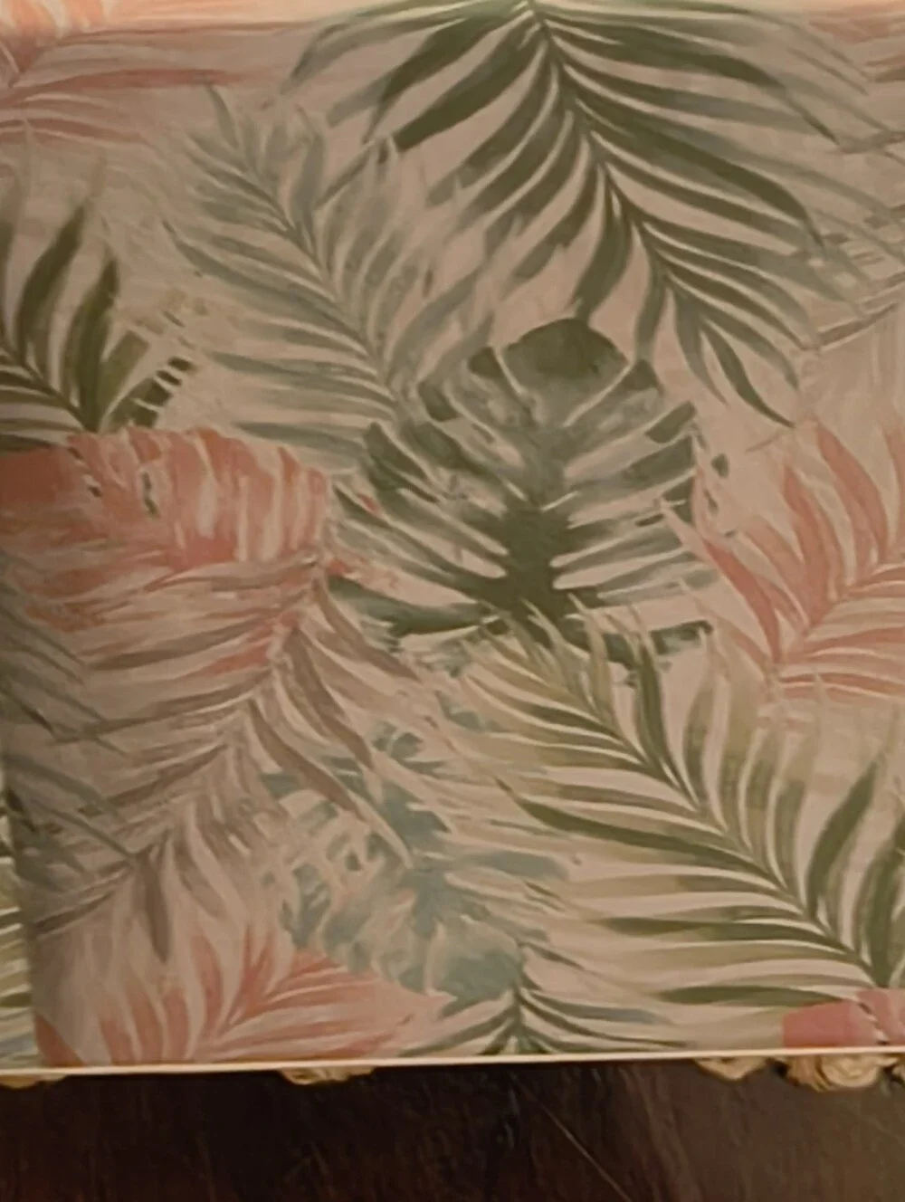 Tommy Bahama Tropical Palm Indoor/Outdoor Tablecloth - Coral & Green